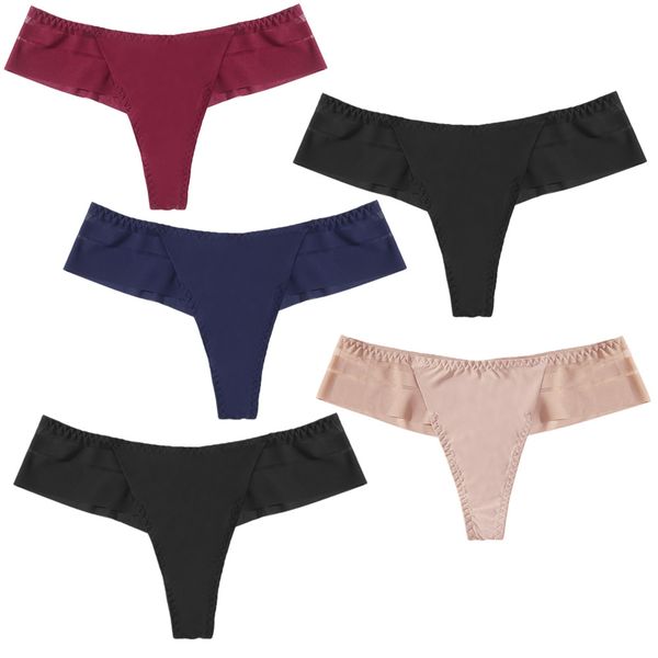 Women's Underwear Lace Bikini Bottom Panties For Women G String - 5 Pack