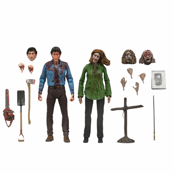 Evil Dead ULT Bloody Ash &amp; Cheryl Williams 2-piece Figures