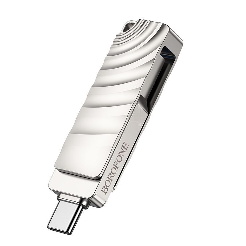 Borofone 64GB 2-in1 USB3.0 and USB-C Metal High Speed Flash Drive ...
