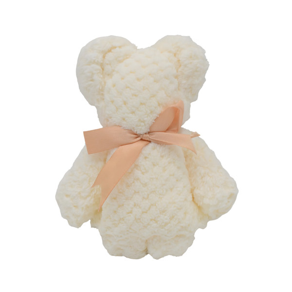 Bestby- Coral Fleece Bear-Shaped Towel for Baby Shower Party Gift (10 Pack)