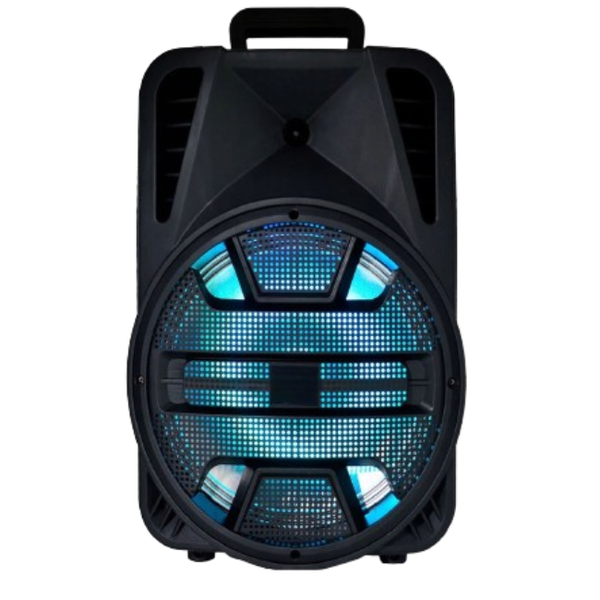 Portable Outdoor Trolley Wireless 12" Speaker - with Microphone &amp; Remote