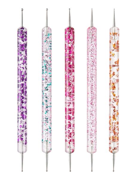 Nail Art Design Dotting Tool Pen Set - 5 Piece