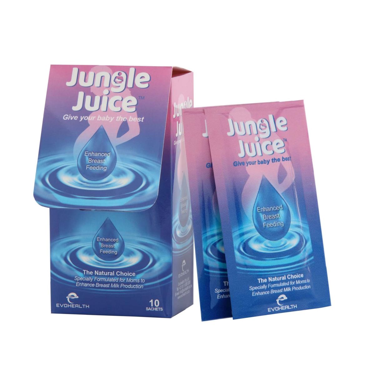 Jungle Juice Natural Enhanced Breast Feeding 10 Sachets Per Box