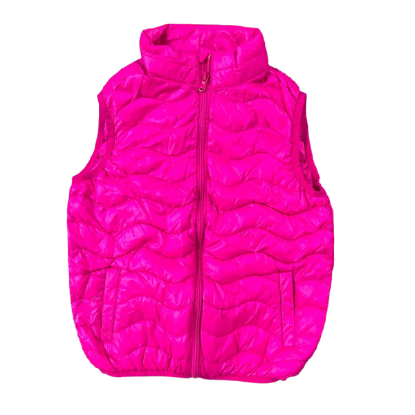 Kids Unique Winter Warm Fashionable Body Warmer-Pink Pink