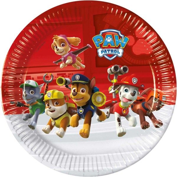 Paw Patrol Ready For Action Paper Plates 23cm