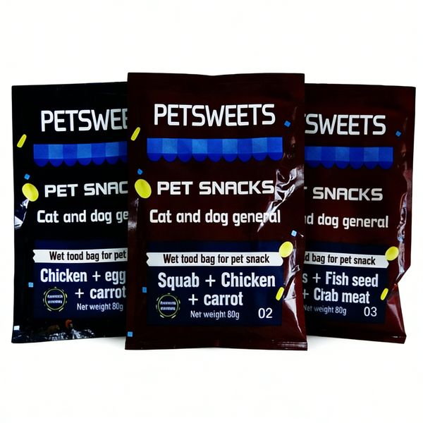 Adult Dog Wet Food Pouches Mixed Selection - Pack of 3