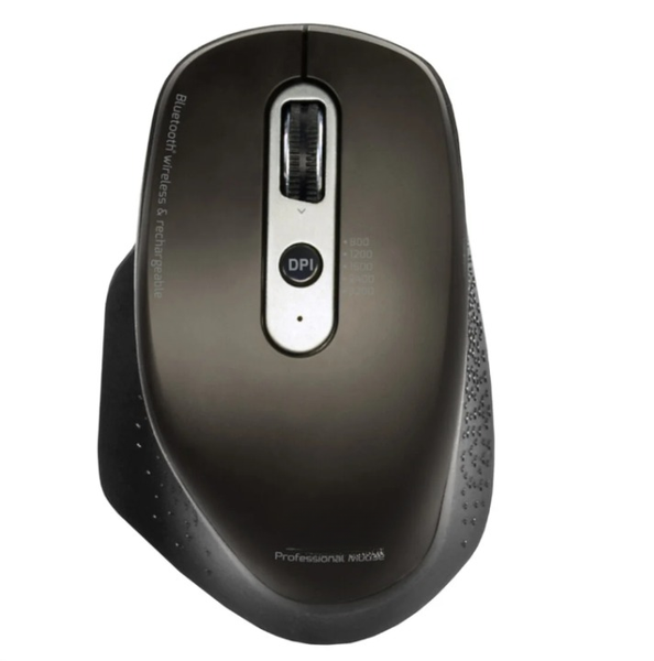 Precision-Tracking Bluetooth Rechargeable Executive Mouse - Noir Black