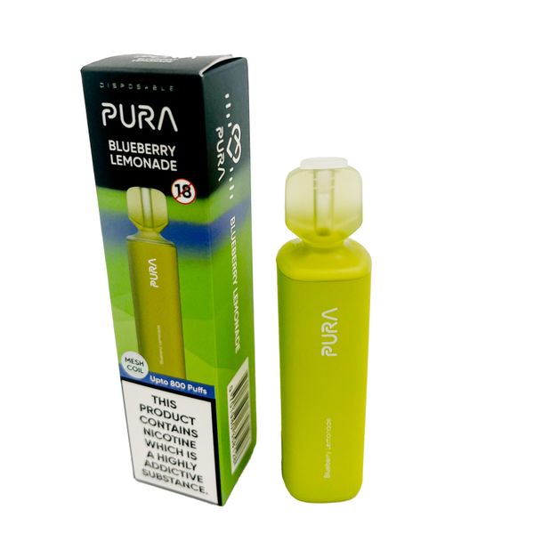 Pura 800 Puffs Blueberry Lemonade Flavour - 20mg
