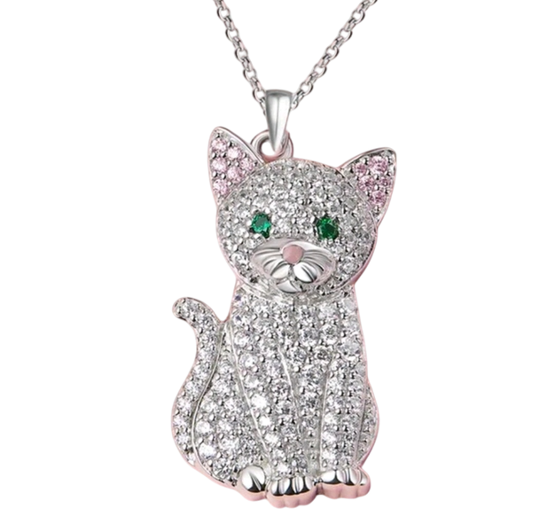 Cat Pendant Necklaces