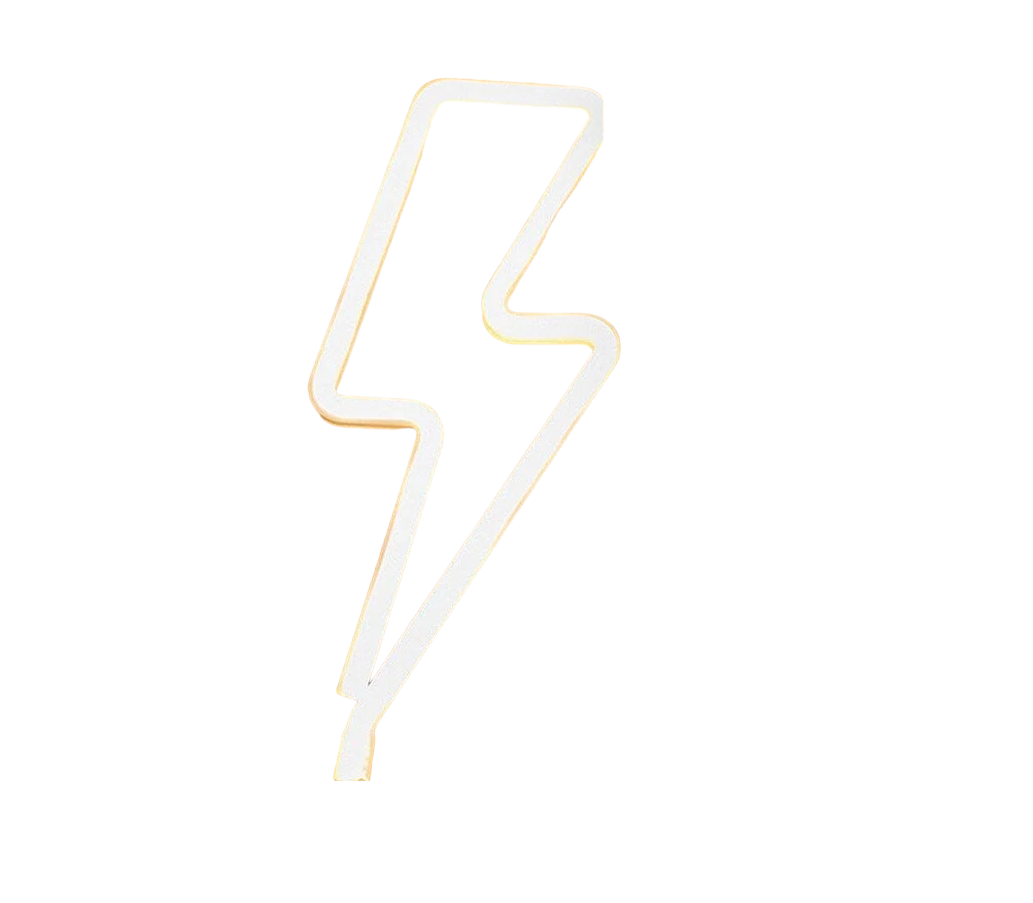 Lightening Bolt Sign Led Neon Sign/Light - Multiple Colors