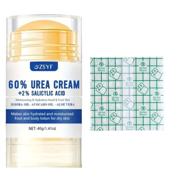 Urea &amp; Salicylic Heel Moisturizing Balm and 30 Heel Pads