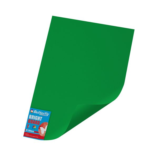 Butterfly Board - A2 160gsm Bright Singles - Wrapped (Green)
