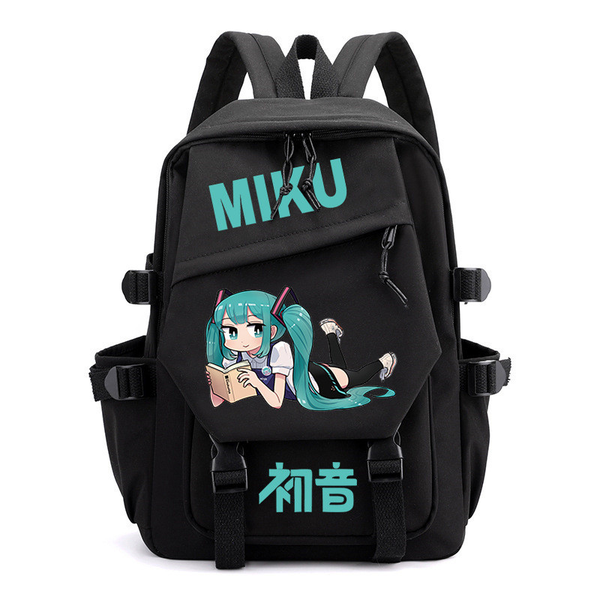 Cartoon Merchandise Hatsune Miku Student Schoolbag Nylon Backpack