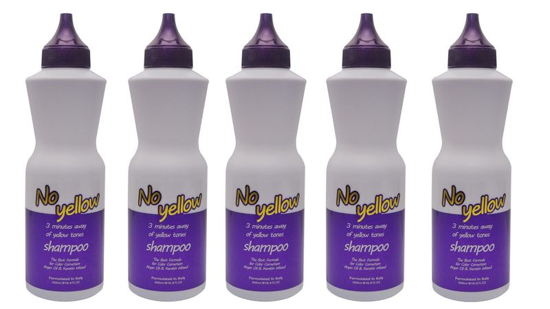 No Yellow Shampoo 500ml - 5 Pack