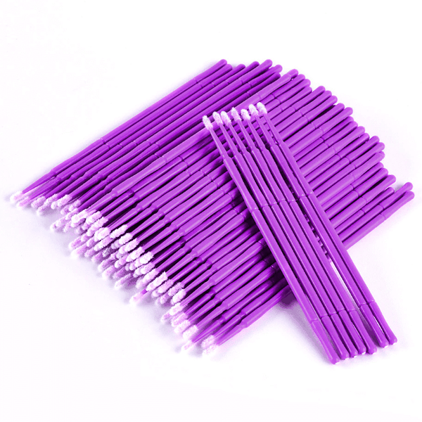 Microbrush / Micro-applicators - Purple (Pack of 100 Pieces)