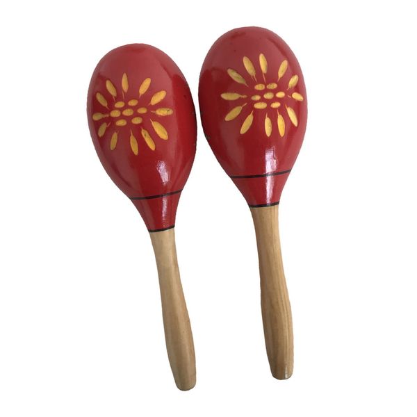 Wooden Maracas Rumba Shakers for Kids Party