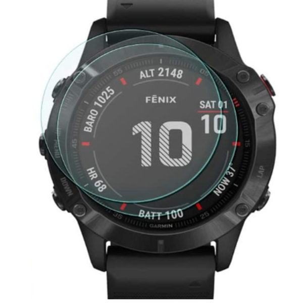 Tempered Glass Screen Protector for Garmin Fenix 6 (2 pack)