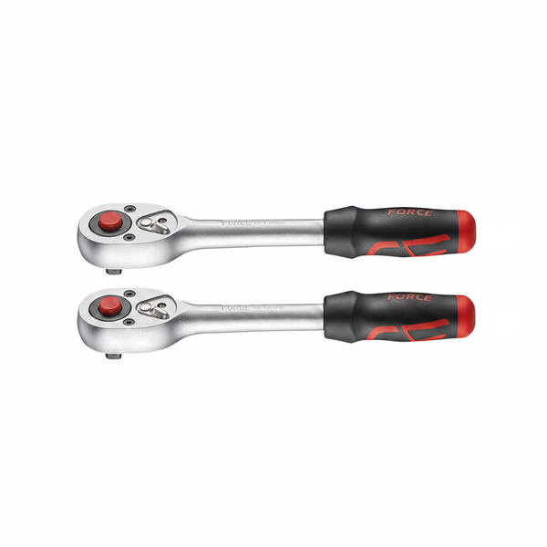 Force 3/8 Inch Drive Ratchet Handle 215 mm, 24 Teeth - 2 Pack