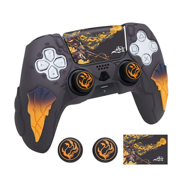 Soft Anti-Slip Silicone Protective Grip Case Compatible With PS5 Controller