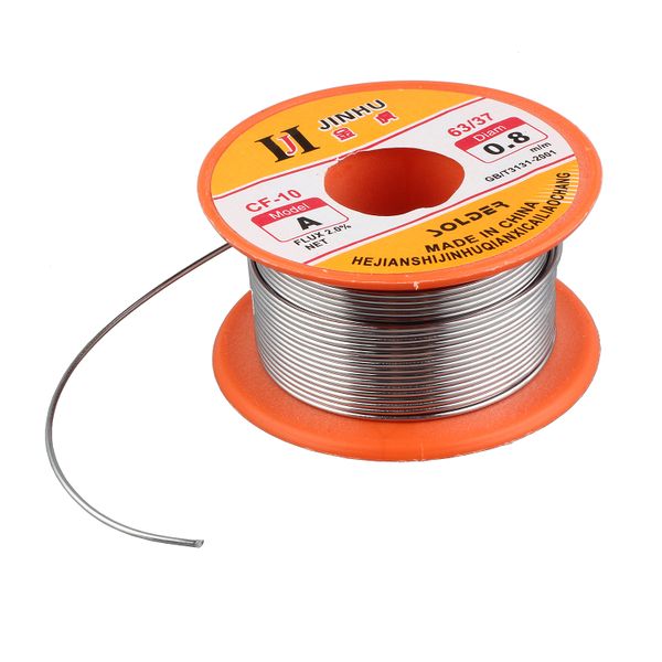 Jinhu 0 8Mm Lead Melt Rosin Core Flux Solder Soldering Welding Wire