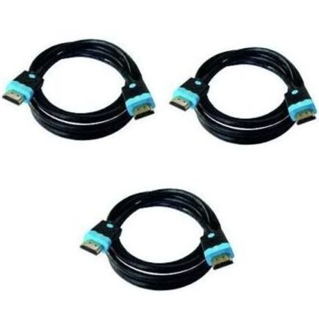 Ellies High Speed HDMI Cable 1.5m 3-Pack | HDMI Male to Male with Ethernet Image