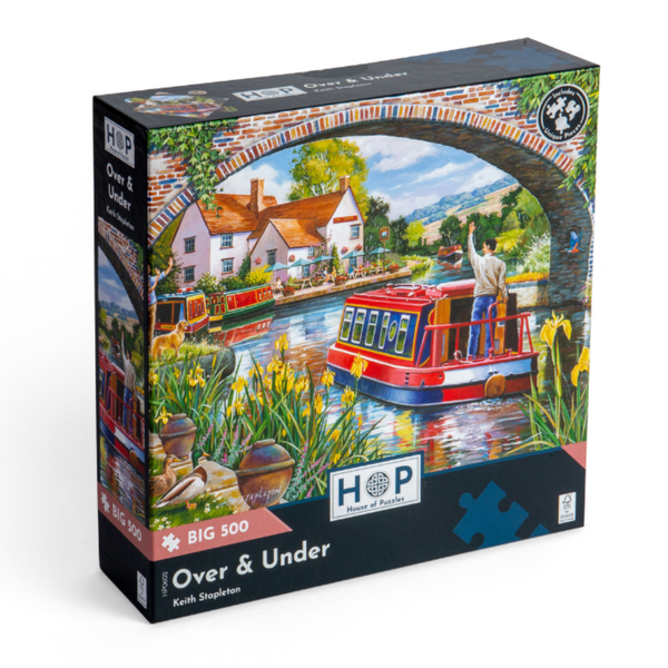 House of Puzzles - Over &amp; Under - XL Pieces - 500 Piece Jigsaw Puzzle