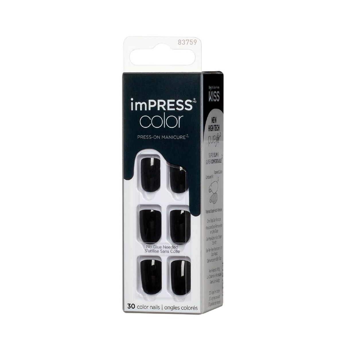 Kiss Impress Nails Colour All Black | Shop Today. Get it Tomorrow! | takealot.com