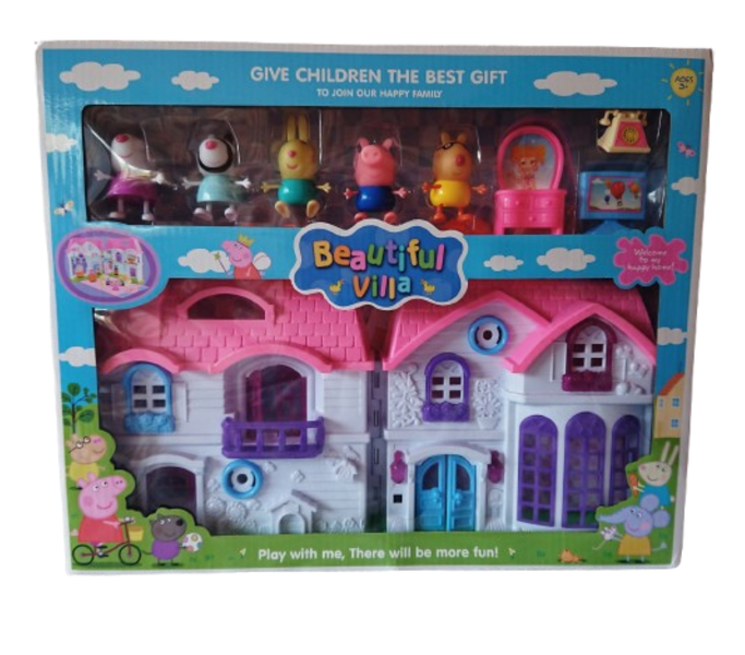 Beautiful Villa Dollhouse Playset - Fun Family Home