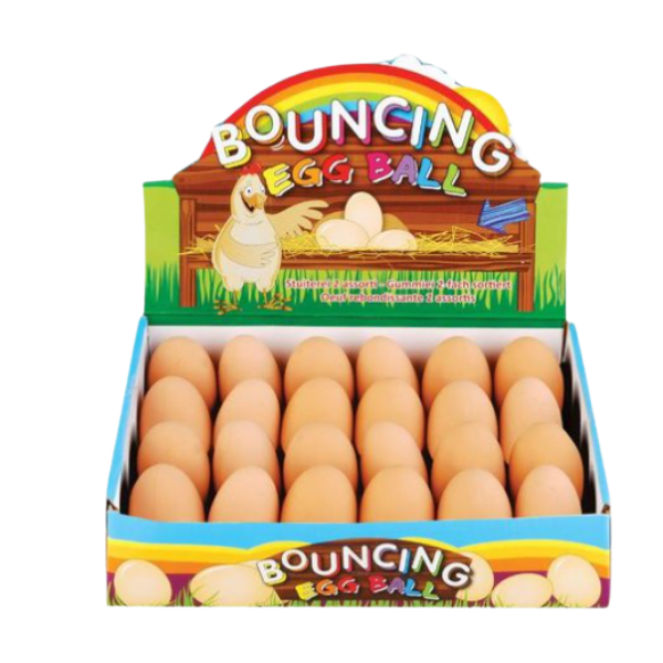 Bouncing Ball Egg - Box of 24