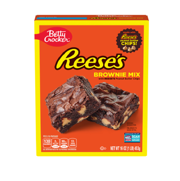 REESE'S Brownie Mix With REESE'S Peanut Butter Chips, 16 oz