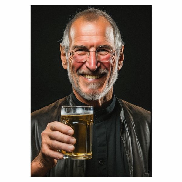 Steve Jobs Portrait - A1 poster