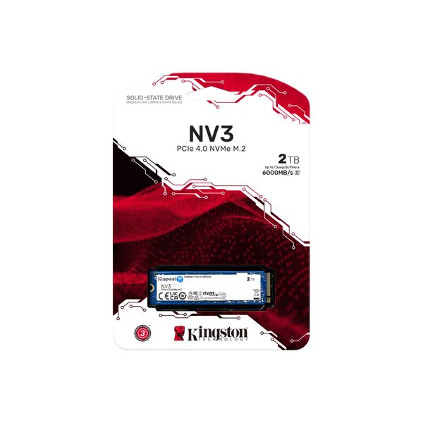 Kingston NV3 2TB M.2 2280 PCIe 4.0 NVMe SSD