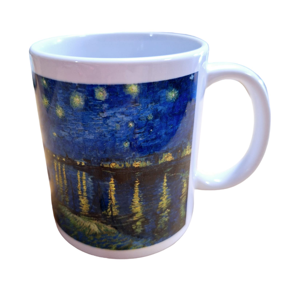 Coffee/Tea Cup - Van Gogh Lights in the Sky over Water