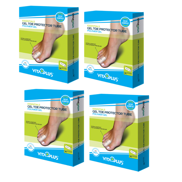 VP Gel Toe Protector Tube M/L (ea)- 4 packs