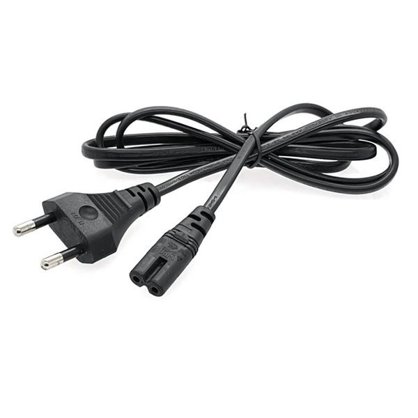 Universal Power Cable 1.5M 2-Hole Charging Cable 8-Character Eu Plug
