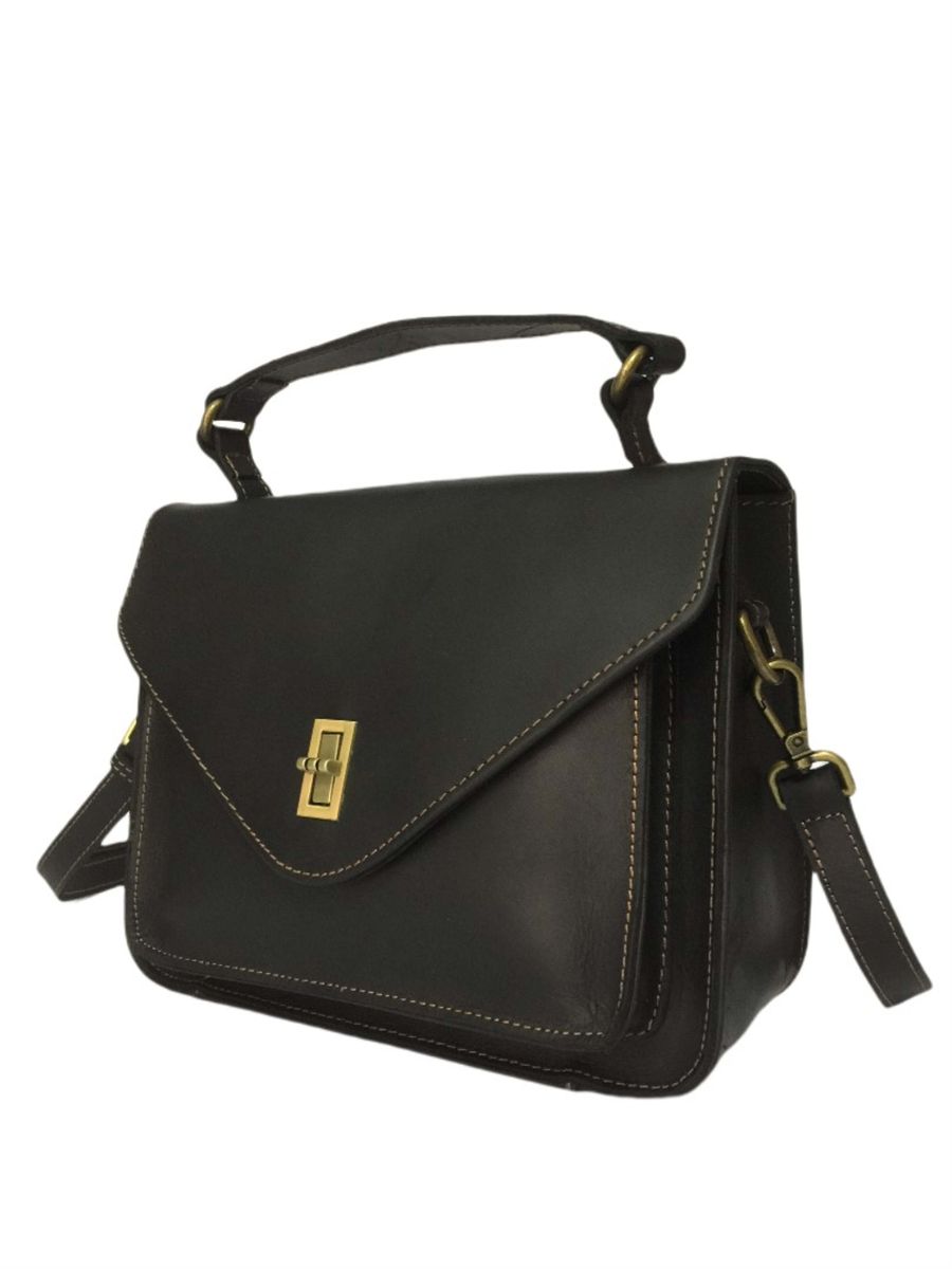 Vivace Elegant 100 Leather Handbag Black Buy Online in South