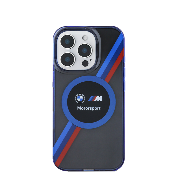 BMW MOTORSPORT-Magsafe Compatible With IPhone 16 Pro Black Printed Case