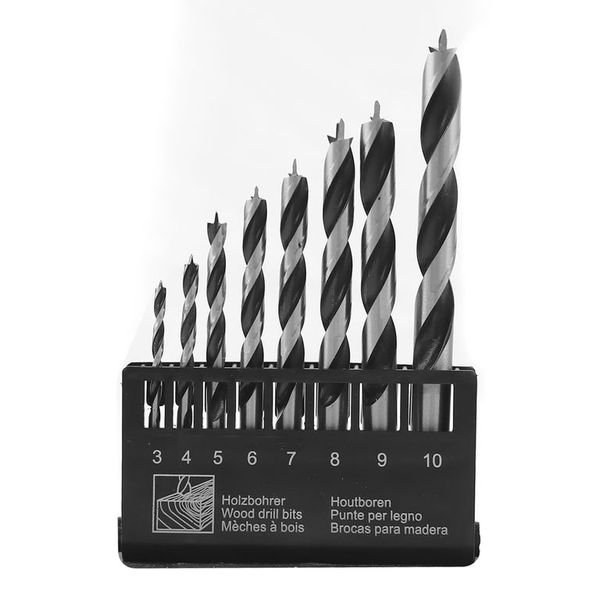 Dekton 8 Pieces Pro Wood Drill Set 3-10mm