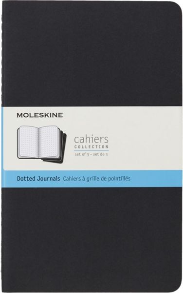 Moleskine Cahier Black Large Dotted Journal