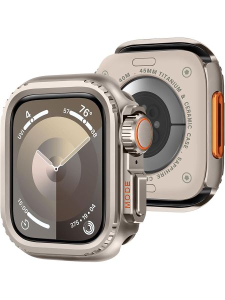 (Sport)Metal Cases Compatible with Apple Watch Series 9/8/7 45mm Case