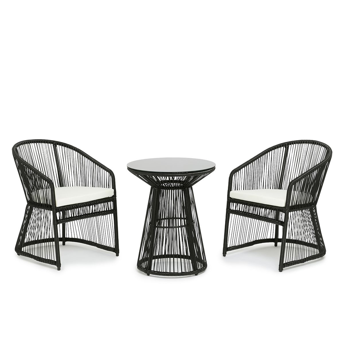 George & Mason - 3 Piece Aluminium Wired Patio Set