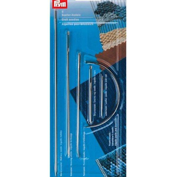 Prym 6 Assorted Craft and Hobby Needles Set Kit - Extra Large