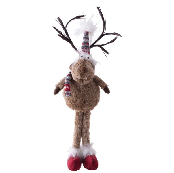 Christmas Reindeer Decor with LED Brown 47cm