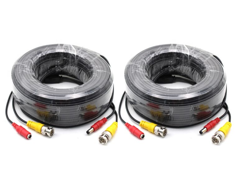 CCTV Camera Cable - 20m - Set of 2