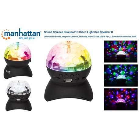 Disco orders light with bluetooth speaker