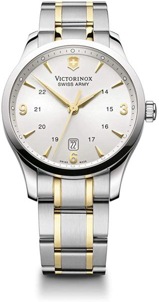 Victorinox Swiss Army Alliance Watch 241477 Cream Dial Two Tone Strap