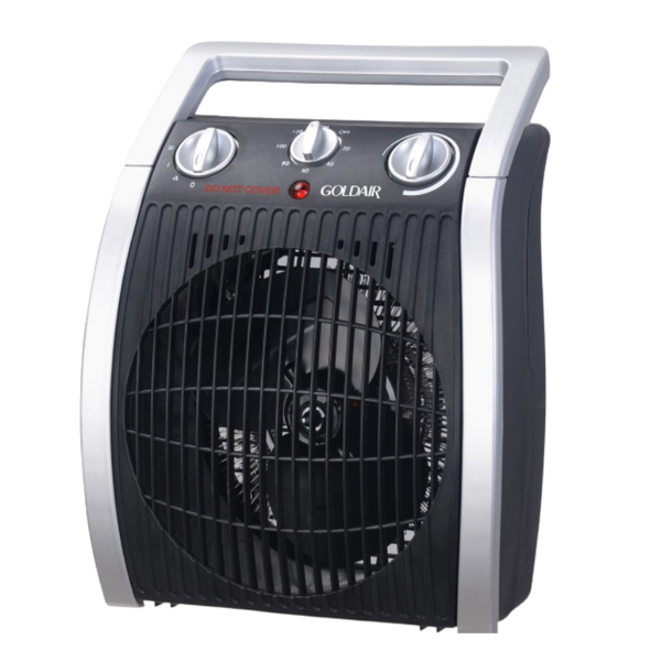 Goldair Fan Heater 2000W + Timer - Silver - GRFH-1783S
