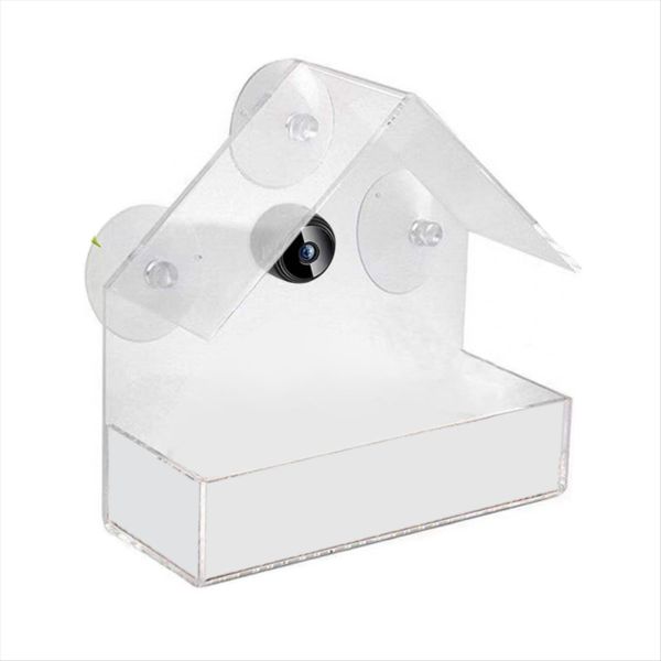 Bird Feeder With Camera For Outdoor Bird Watching &amp; Capture Photos B