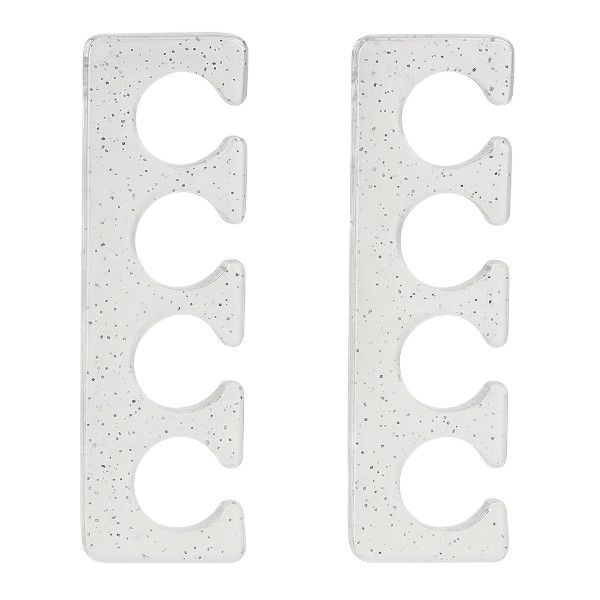 2 Piece Pedicure Spacers for Nail Polish Application - Transparent