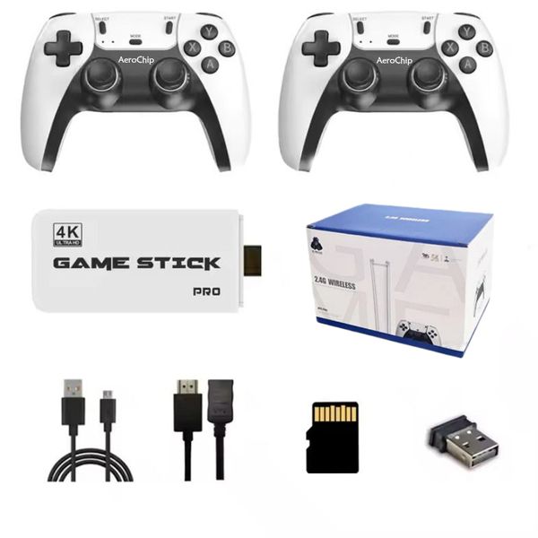 Wireless TV Game Stick Console Built-in 20000+ Classic Games, Plug &amp; Play